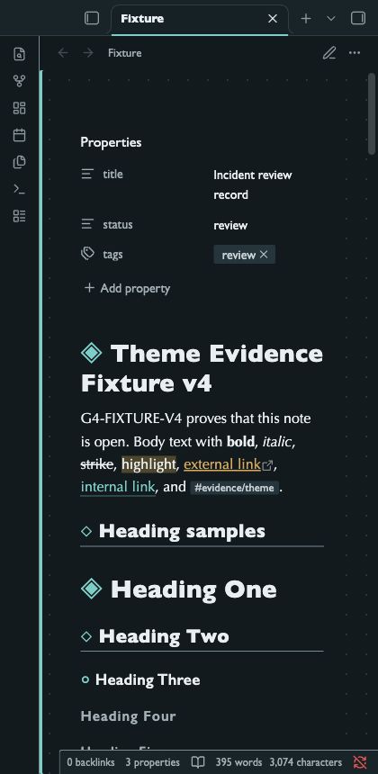 Waypoint Atlas in Obsidian, dark mode, narrow desktop workspace.