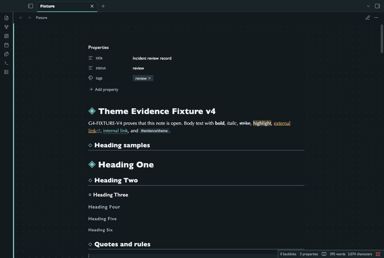 Waypoint Atlas in Obsidian, dark mode, workspace.