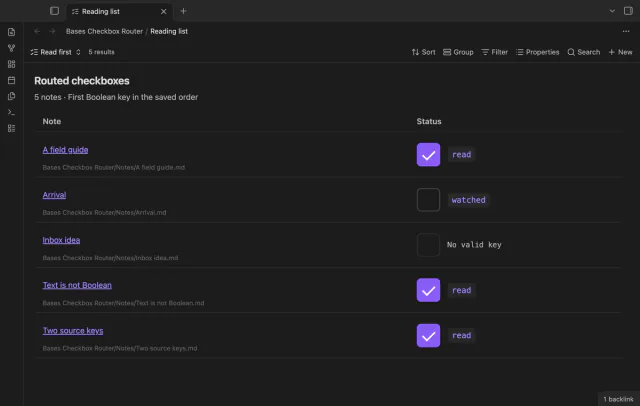 The saved order gives read priority for a note with both keys.