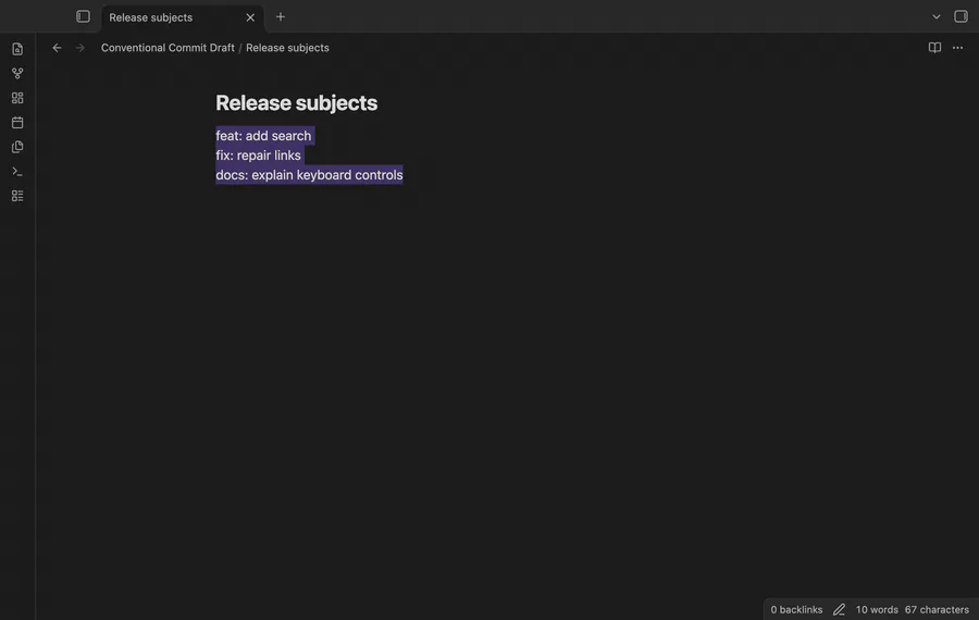 Select preview and save workflow